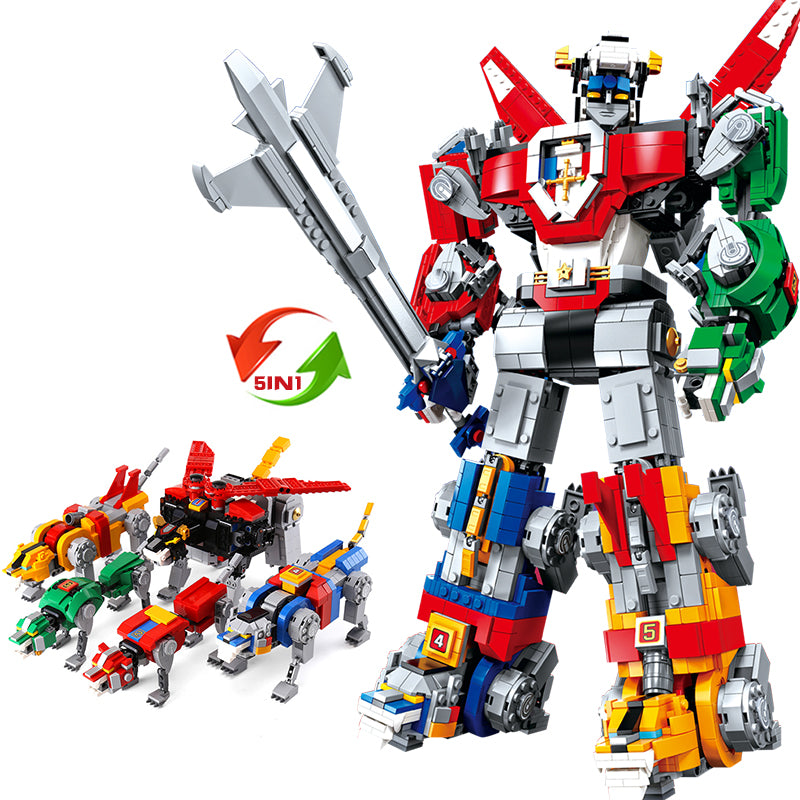 KING83034 5-in-1 Mech Building Block Toy Set